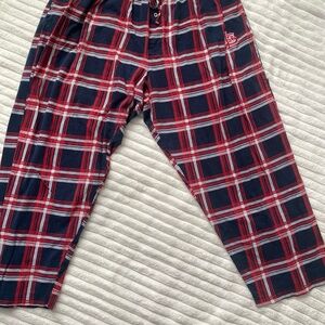💎3 FOR $15💎Men's STL Cardinals Red and Blue Plaid Pajama Bottoms